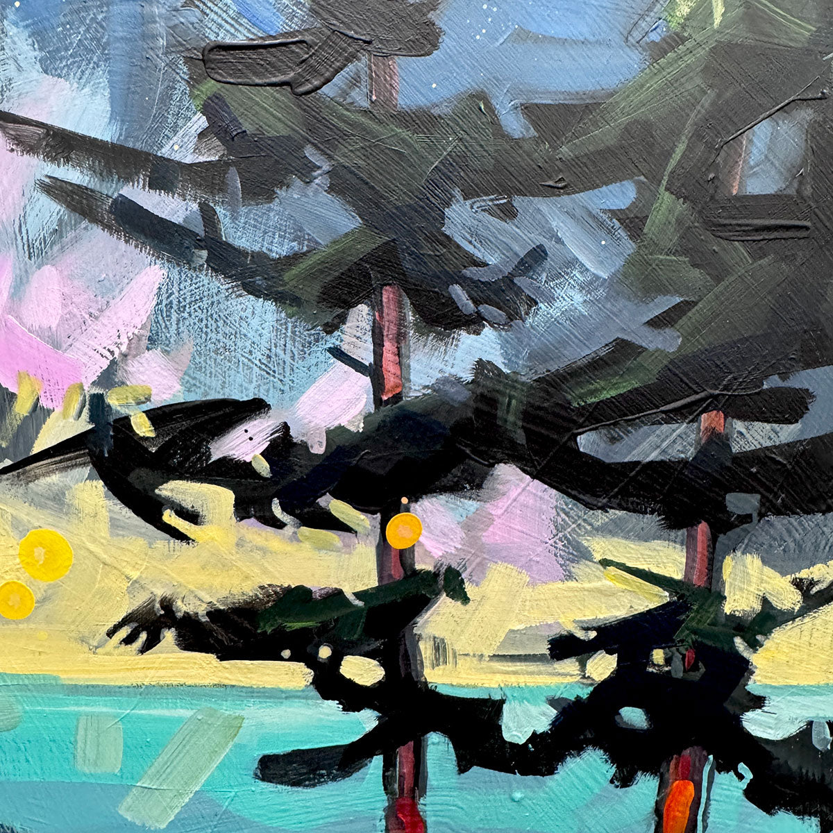 Adam Swanson - Boat To Sky - Original Painting