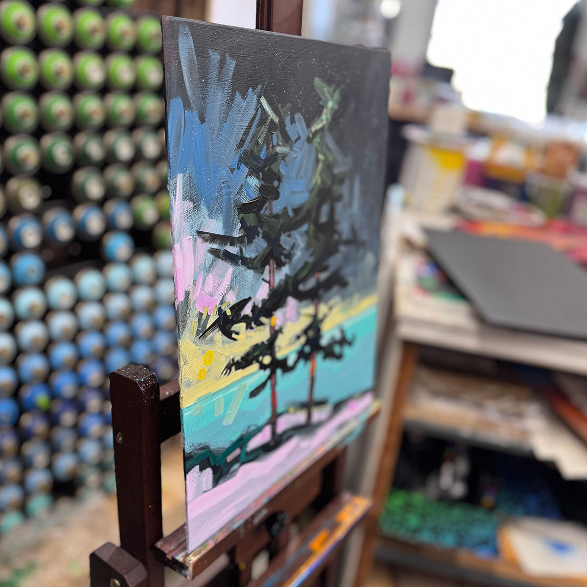 Adam Swanson - Boat To Sky - Original Painting