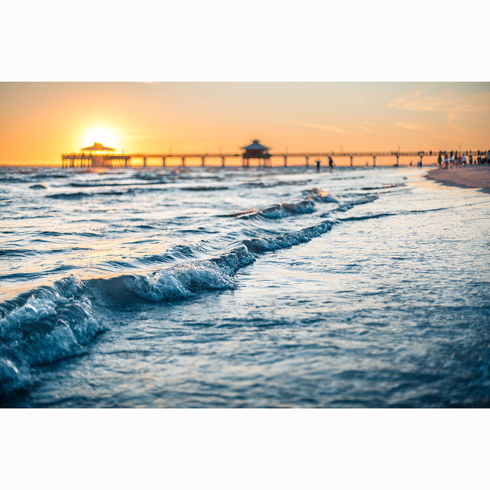 Nathan Klok - Fort Myers Beach Sunset - Metal Print