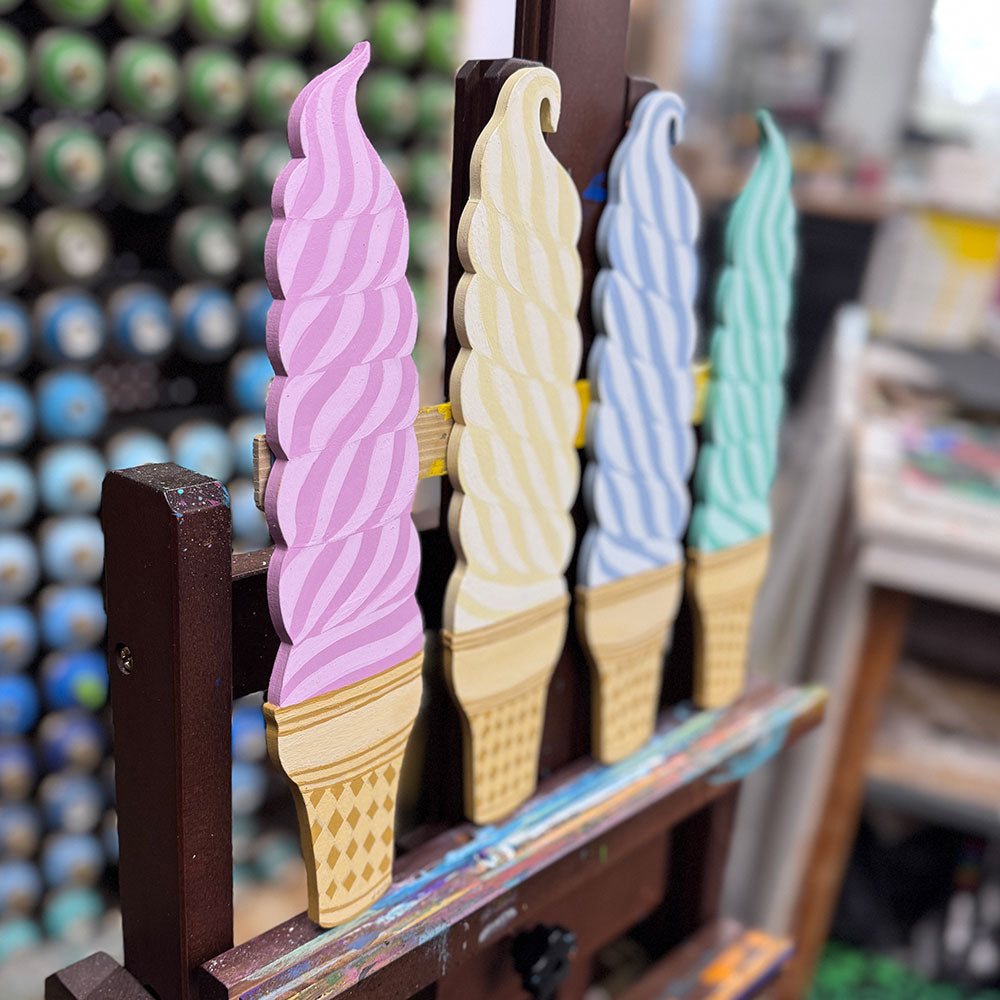 Jennifer Davis - Yellow Ice Cream Cone