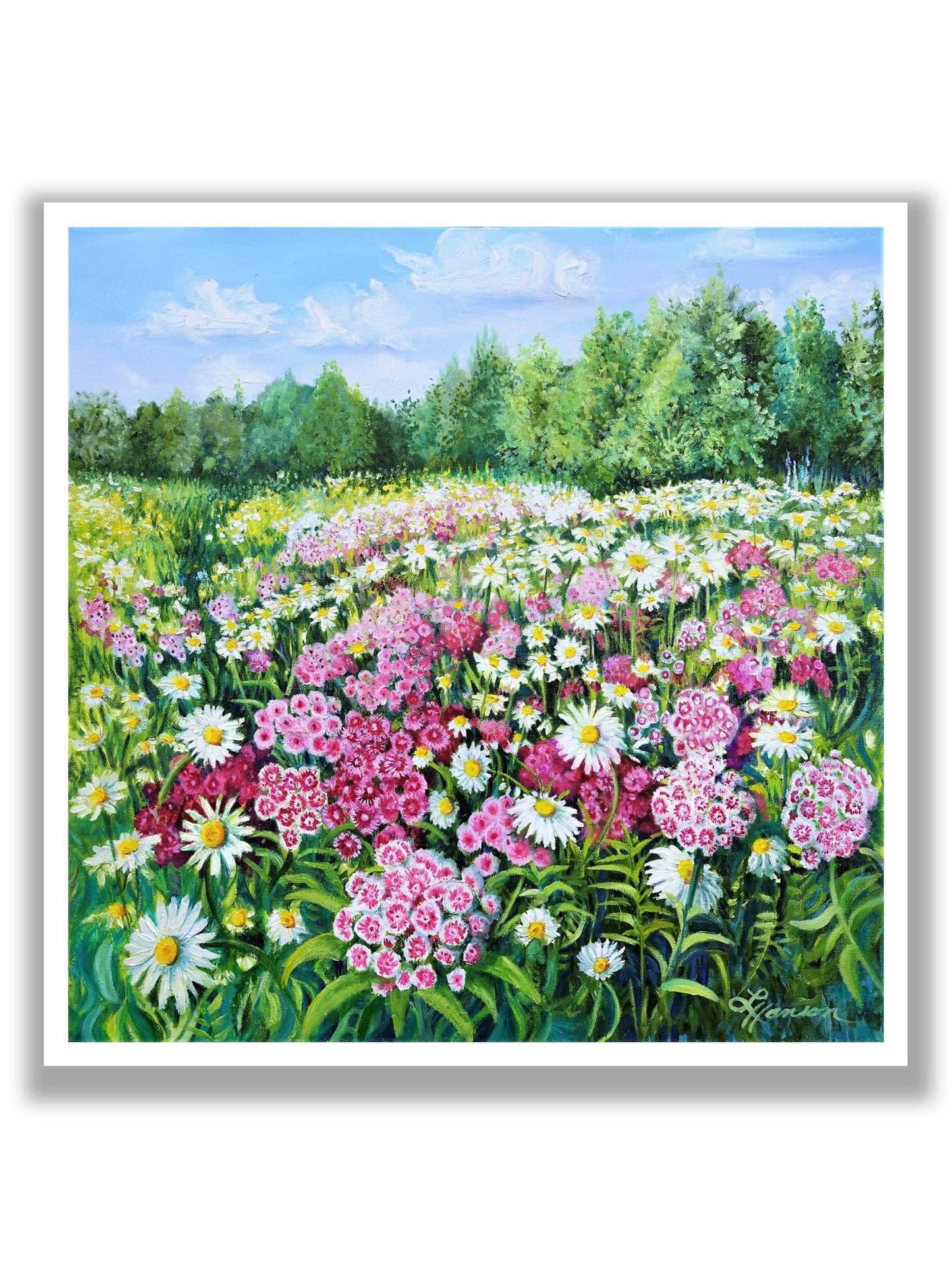 Leanne Hanson - Flowers Make Me Happy Print
