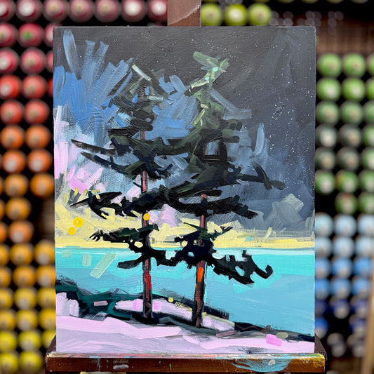 Adam Swanson - Boat To Sky - Original Painting