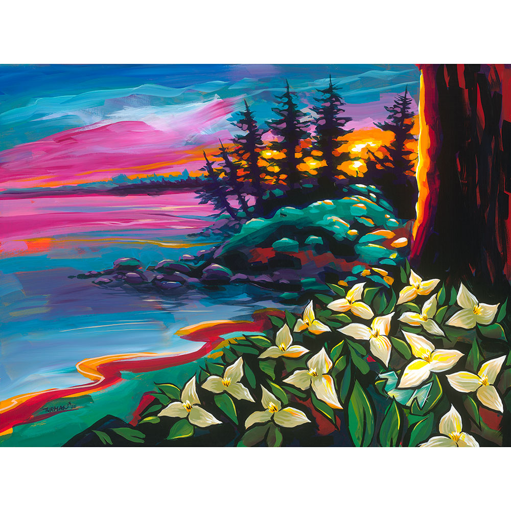Adam Turman - Sunlit Suntanned Trillium