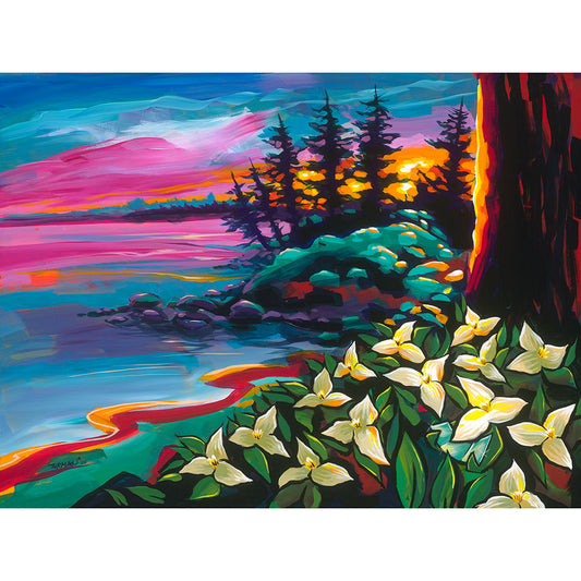 Adam Turman - Sunlit Suntanned Trillium