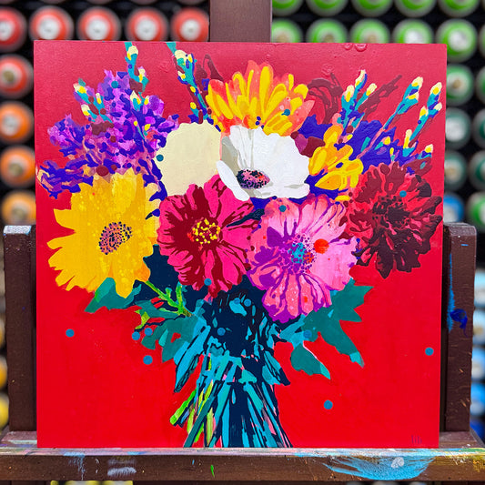 Lili Lennox - Bouquet - Original Painting